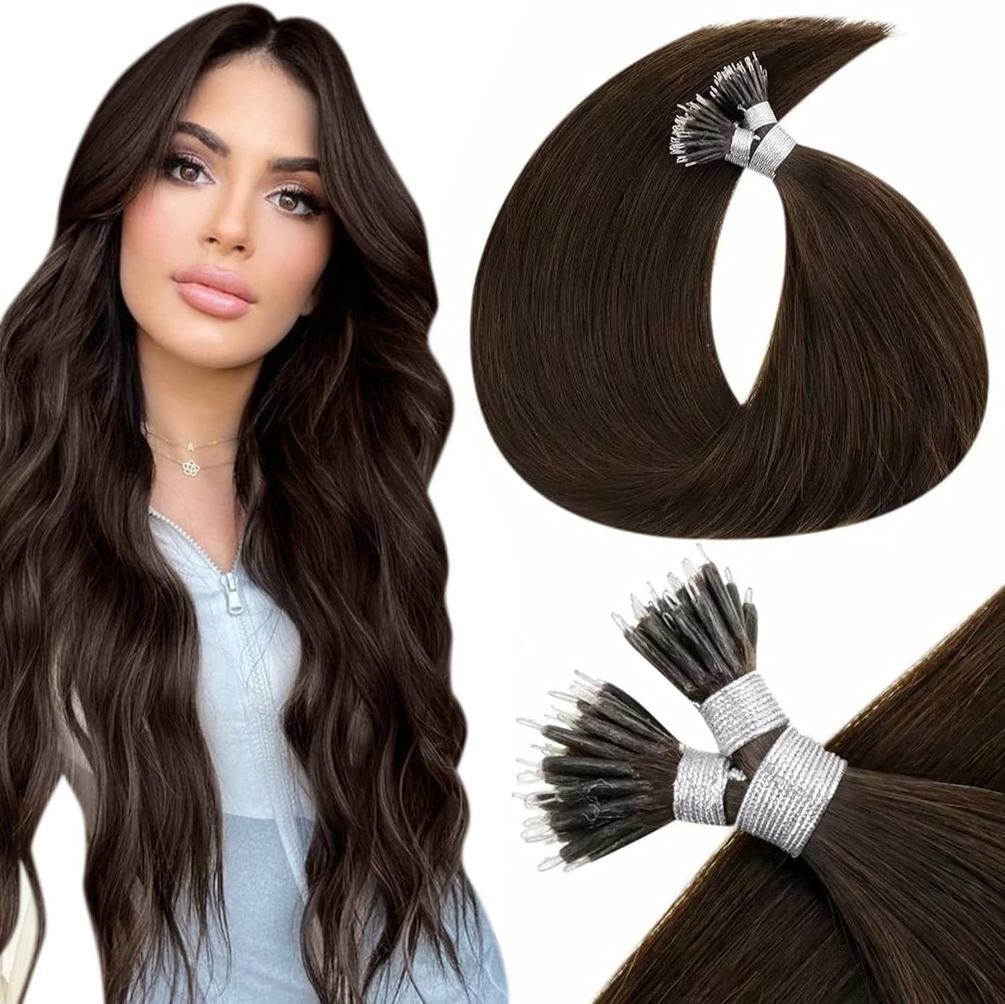 Luxury Nano Ring Hair Extensions #2 (100g)