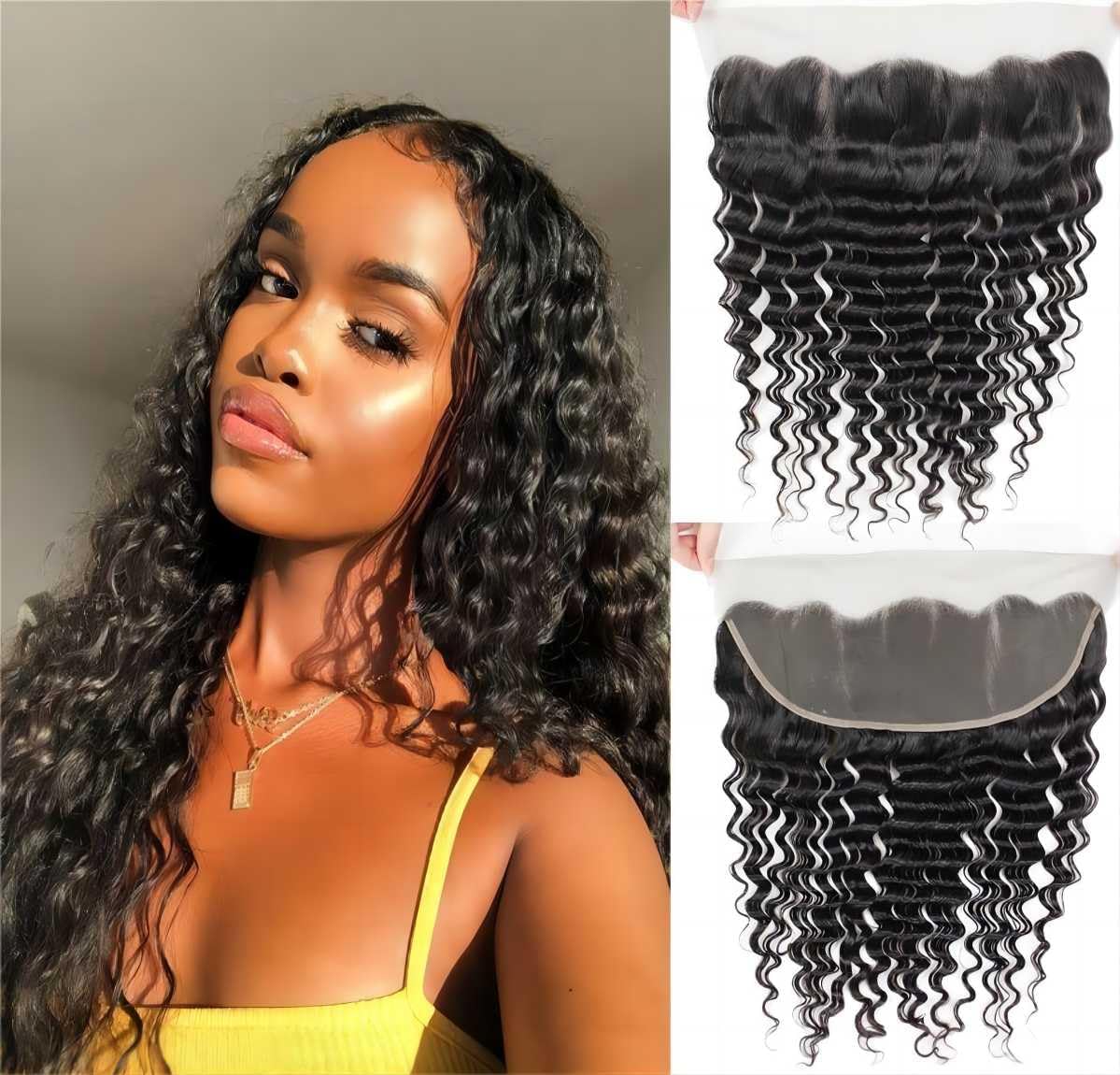 HD Lace Frontal Virgin Hair Extensions - Brazilian Hair