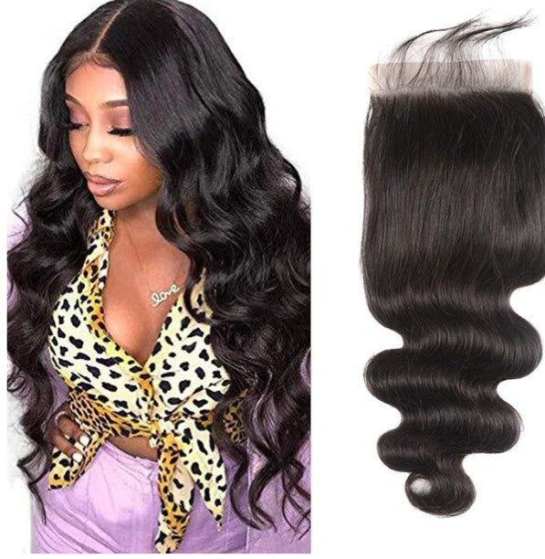 HD Lace Closure Virgin Hair Extensions - Brazilian Hair
