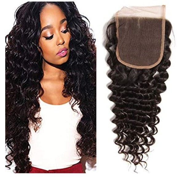HD Lace Closure Virgin Hair Extensions - Brazilian Hair