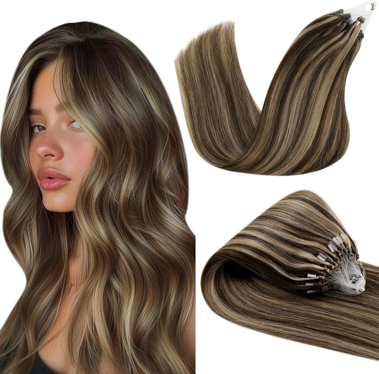 Luxury Micro Ring Hair Extensions  #4/27 (100g)