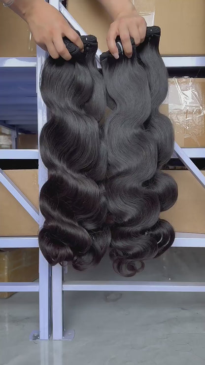 Luxury Raw Virgin Hair Extensions 1 Bundle Deal only Brazilian hair